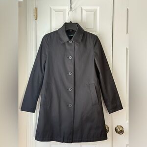 Ralph Lauren Black Old Money Women’s RainCoat Small